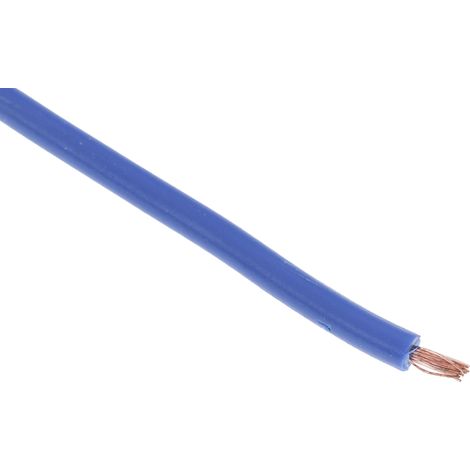 Câble triple homologation RS PRO, Bleu Foncé, Section 1 mm² 18 AWG, 1 kV, , Triple homologation PVC ( Prix pour Bobine de 100 Mètres ) (1/3)