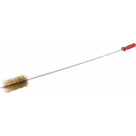 Rohrbürste mit Stiel aus vermessingtem Stahl (Stiel 6 mm) Durchmesser 80