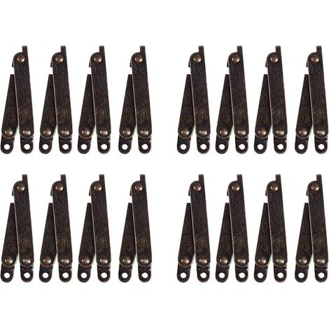 Furniture CharniÈRe Pivotante Pivotante pour Couvercle, Boîte, Ton Bronze 16Pcs (1/5)