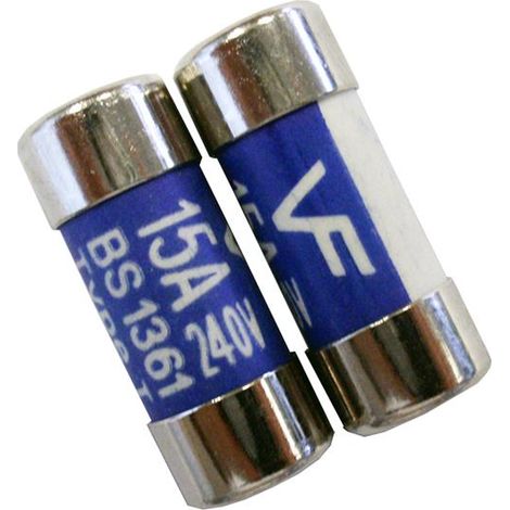 Dencon CF15/2NB BS1361 Fuses 15 Amp x 2 CF15/2NB DCN1232