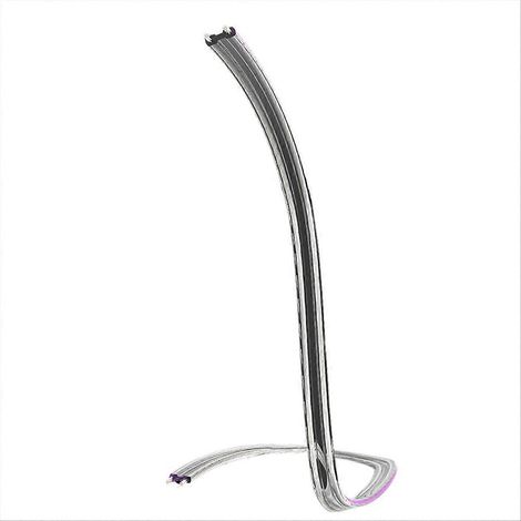 Câble audio pour haut-parleurs HiFi, en cuivre OFC pur plaqué argent 11 AWG, avec marquage de polarité et son surround, longueur 0,5 m. (1/5)