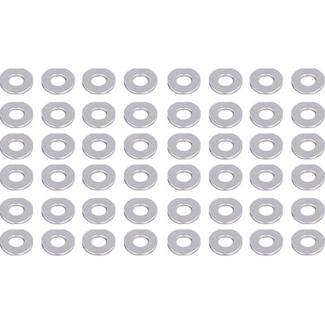Kit de 150 Rondelles Plates Acier Inoxydable A2-70, Rondelles DIN 125 M10 pour Réparation et Bricolage (1/5)
