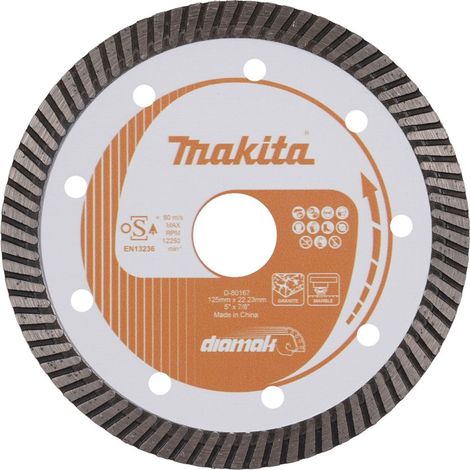 D-80167 Disco diamantato 135 x 22,23 mm, Banda Turbo (1/4)