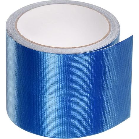 Ruban adhésif de réparation pour bâche, imperméable, résistant aux déchirures, bleu, 8 cm x 7,5 m (1/5)