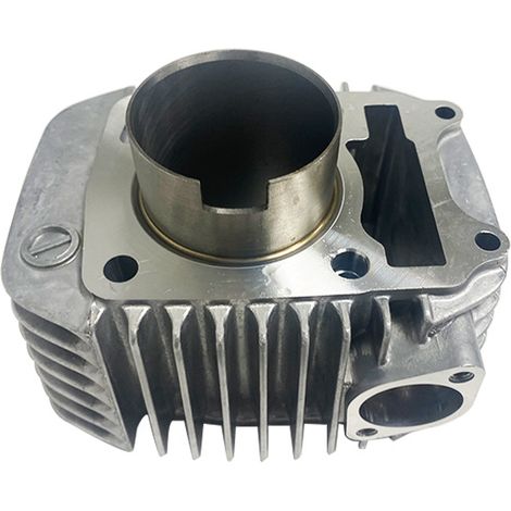 Cylinder liner for motorcycle engines, compatible with Honda WAVE125 motorcycle cylinder liner, cylinder head gasket, 54mm piston. (1/4)