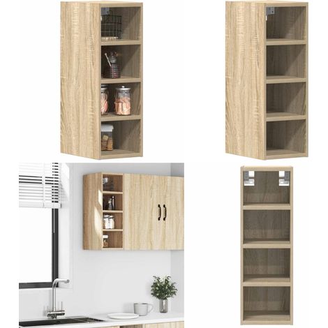 vidaXL Hängeschrank Sonoma-Eiche 20x29,5x60 cm Holzwerkstoff (1/5)