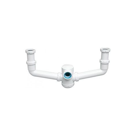 Sifon doble fregadero s-7