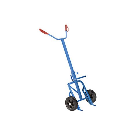 Carro para bidones de acero  carga máx 400 kg  con cubiertas