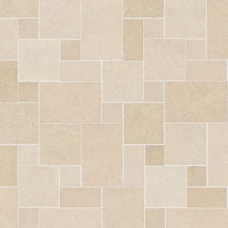 Carrelage effet travertin Vittorio Modular Beige