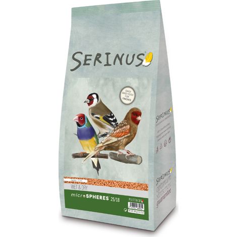 Serinus Microsfere bagnate e secche 25/18 0,8 kg