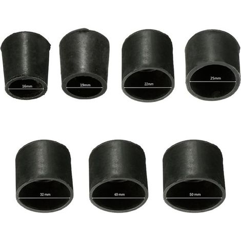 Tapones de goma para patas de sillas y mesas (16 mm) (1/4)