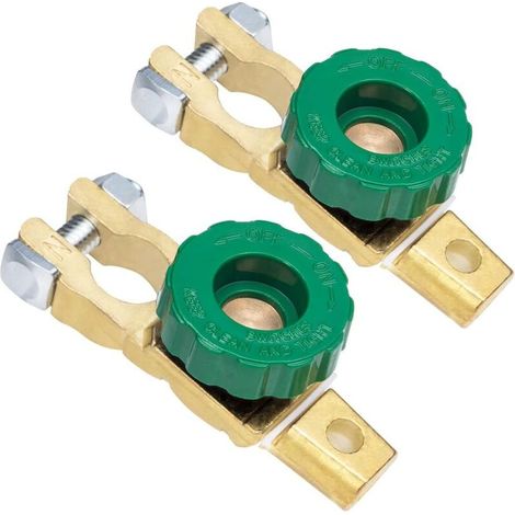 12V 24V Battery Cut Off Switch Car Battery Terminal Disconnect Switches Connector for Truck Boat Vehicle Top Pole (1/5)
