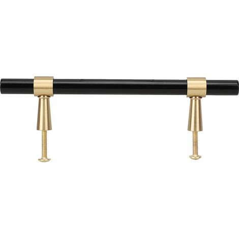Poignée De Tiroir En Laiton Noir - Accessoires De Quincaillerie Pour Meubles - Installation Sur Armoires Et Commodes - Entraxe 150mm (1/5)