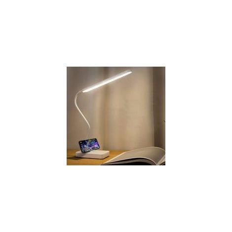 Lampe de bureau LED rechargeable 2000 mAh – Commande tactile 3 températures – Luminosité réglable – Protection des yeux – Portable sans fil (1/5)