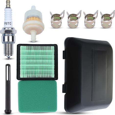 GCV160 Air Filter for GCV190 GC190 GC160 HRX217 HRC216 HRR216 for Lawnmower Replaces 17211-ZL8-023 with Petrol Filter Spark Plug Clamp Oil Hose (1/5)