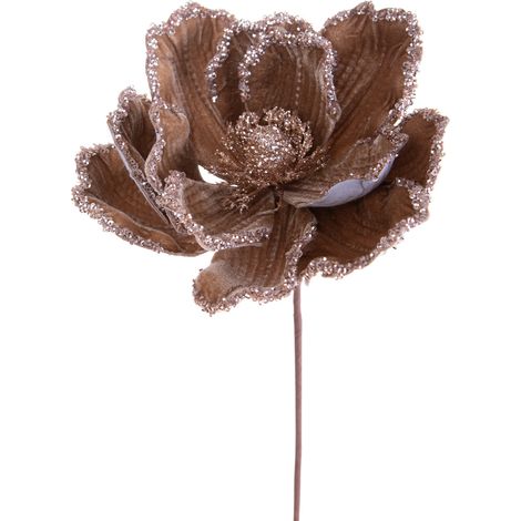 Fiore Artificiale Magnolia 51 cm Ramo Decorativo Elegante per Vasi e Composizioni Casa (1/3)