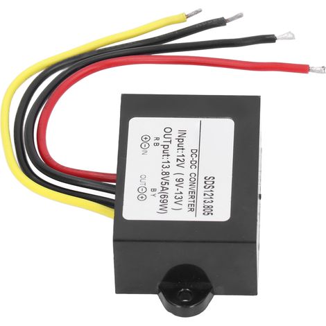 Module élévateur de tension convertisseur auto avec câble étanche IP68 12V vers 13.8V 5A GYVRM-SDS1213.805 (1/5)