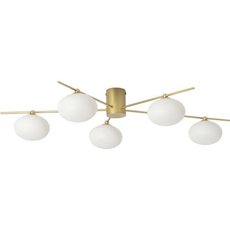 Ceiling Lightdimmable 'Valisa' made of Glass for Living Room & Dining Room (1/5)