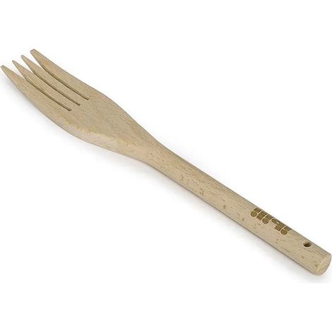 Holzgabel ibili round handle ergonomisch kratzfrei 30 cm