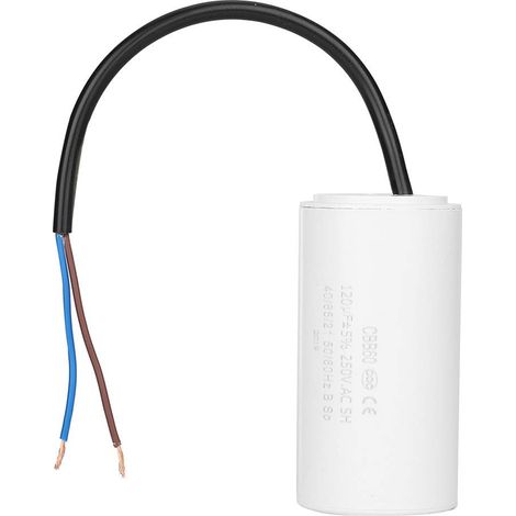 CBB60 250V 120uf Condensateur, Condensateur de Démarrage, Condensateur de microfarad avec fil pour d'équipements de moteur, démarrer le moteur (1/5)