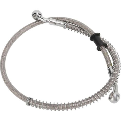 Durite de frein universelle en acier inoxydable et PVC antirouille haute performance pour moto (1/4)