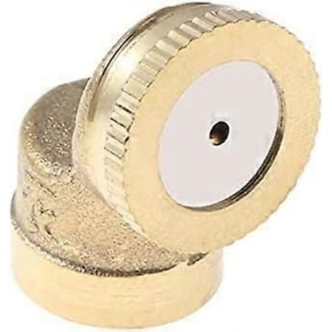 Brass Mist Nozzle, 1/4 "G (12.5mm) with Female Thread, Spray Nozzles for Watering, Irrigation (1/4)