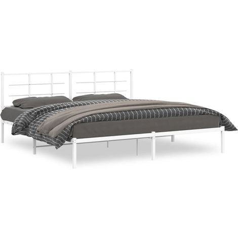 Maison Exclusive - Estructura cama sin colchón con cabecero metal (1/5)