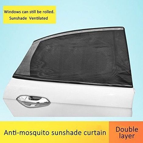 Rideau pare soleil - Ecent - 2 PCS - Anti-UV - Anti-moustique - 120 x 51 cm (1/4)