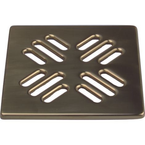 Gitter aus brüniertem Messing 140x140 mm
