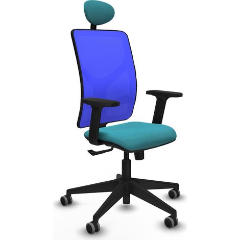 Sedia da ufficio piqueras y crespo Motilla blu schiuma comoda (1/2)