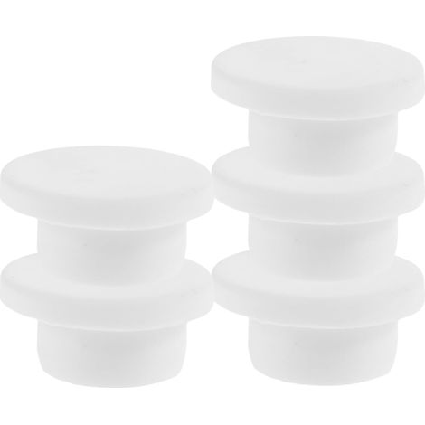 5 bouchons trop-plein - silicone - pour trop-plein sanitaire (1/5)