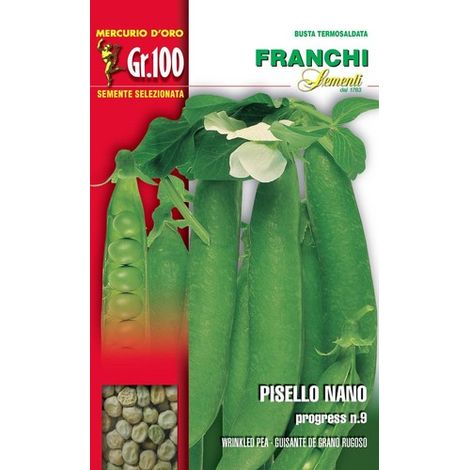BUSTA SEMI DI PISELLO NANO PROGRESS N.9 100 GR
