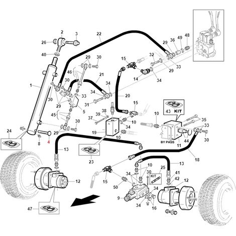 Perno cilindro elevatore trattorino ORIGINALE GIANNI FERRARI BFB 92001000034