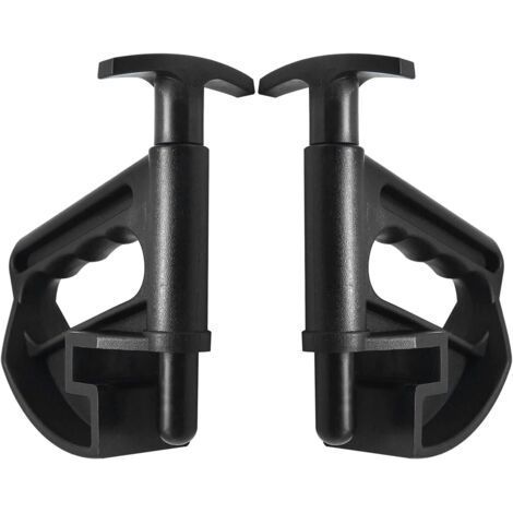 2Pcs Tire Changing Inflator Pliers Tire Removal Tool Black (1/4)