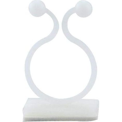 10pcs Fixations murales invisibles pour plantes grimpantes, clips de support végétal, attaches de tuteur pour mur (Lot de 10, Blanc XL) (1/5)