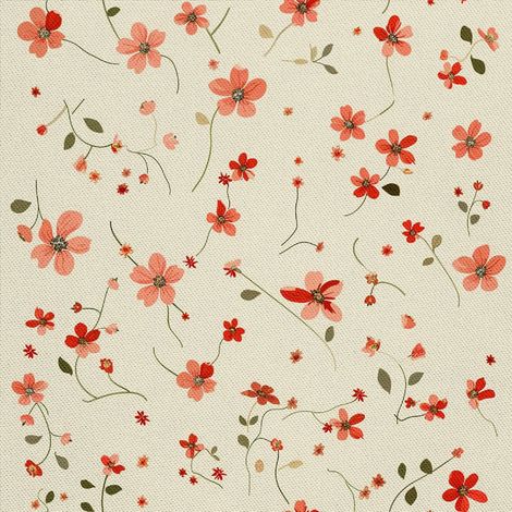 Dekorativer Outdoor-Stoff Oxford - Motiv Blumen I DX5393 (1/5)