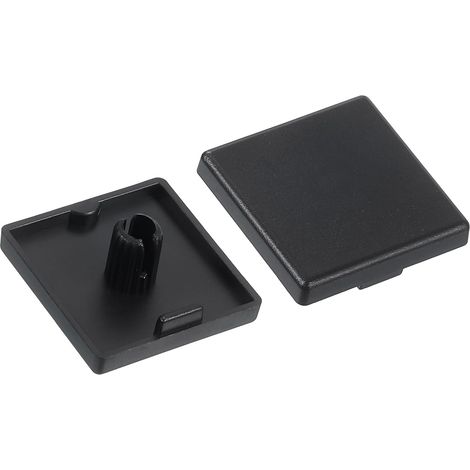 10Pcs Embouts d'Extrémité en Nylon, Profilé en Aluminium à Rainure en T de 20x20mm 2020 Embout d'Extrusion pour Chariot, Support de Réservoir à Poissons, Noir (1/5)