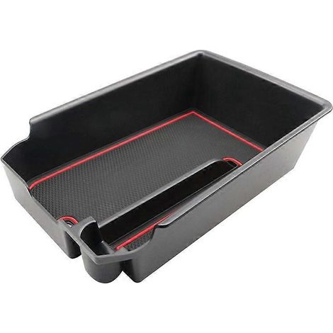 Pour X3 G01 X4 G02 18-21 Boîte de rangement pour accoudoir avec tapis en caoutchouc-- (1/5)