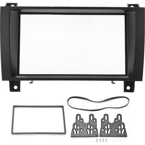 Remplacement du panneau de tableau de bord de Fascia de Radio CD de commande centrale 2Din pour MERCEDES BENZ SLK R171 20042011 (1/5)