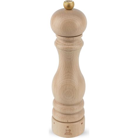 PEUGEOT - Macinasale Paris u'Select 22 cm - 6 gradi di macinatura preimpostati - Innovativa macina Zirlion per sale fine polvere - In legno certificato PEFC - Know-how francese - Colori naturali