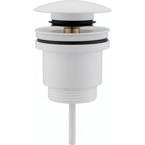 Piletta click-clack universale in ottone GIULY - Bianco Opaco (1/2)