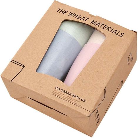 4 gobelets réutilisables, résistants et universels, de couleur différente, pour adultes et enfants. (1/5)