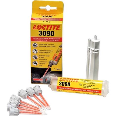 Colle instantanée bi-composant LOCTITE 3090 – Ultra puissante pour métal, bois, plastique – Application précise avec seringue 10 ml (1/4)