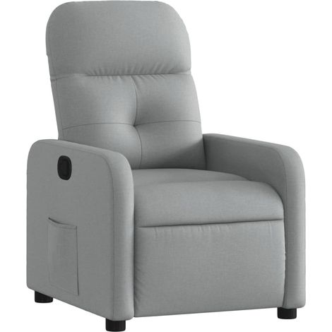 Maison Exclusive - Relaxsessel Hellgrau Stoff