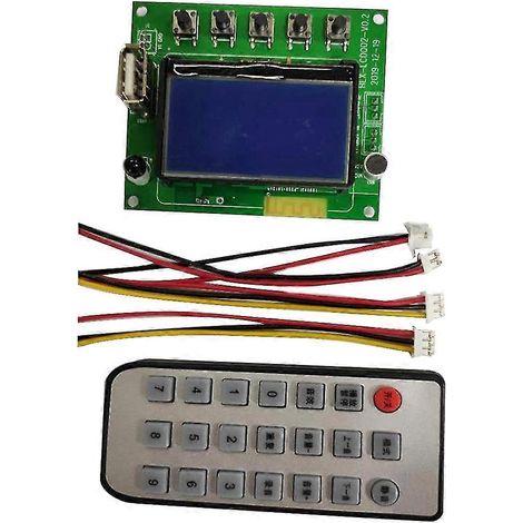 Module de carte décodeur Mp3 12v, affichage des paroles Lcd, Bluetooth 5.0, lecteur Mp3 Usb pour voiture, Wma Wav, Support Tf (1/5)