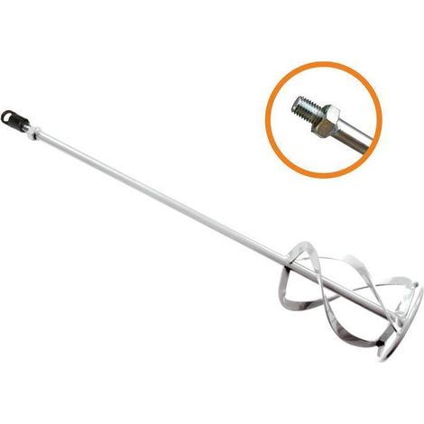 mezclador 135x600 m-14 para mortero triple espiral galvanizado ebertools