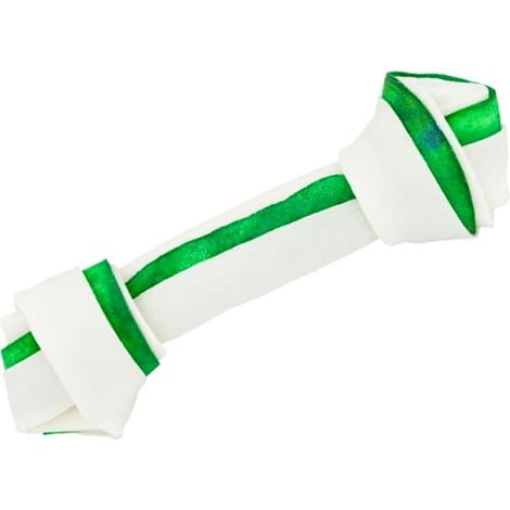 Osso naturale annodato, prelibatezza, leccornia, masticabile per cani, Woof & Meow, 16,5 cm (1/3)