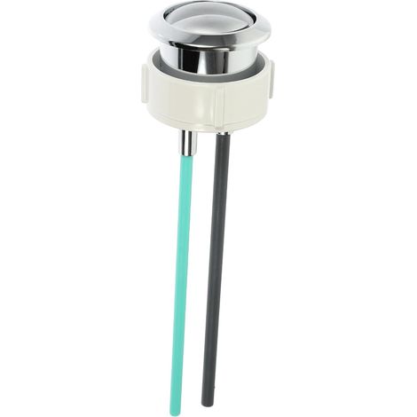 Bouton Poussoir pour Réservoir de Toilettes, Argenté, Abs, 8cm (1/5)