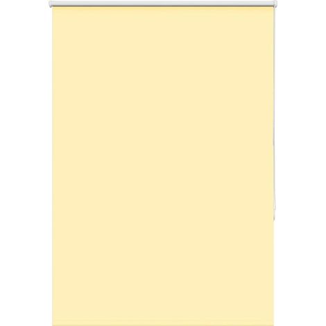 Verdunkelungsrollo Gelb 115x130cm Stoffbreite 110,7cm Polyester