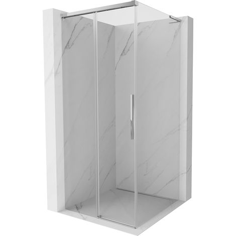 Mexen Rox L Duschkabine verschiebbar 110 x 110 cm, transparent, chrom - 8C2L-110-110-01-00
